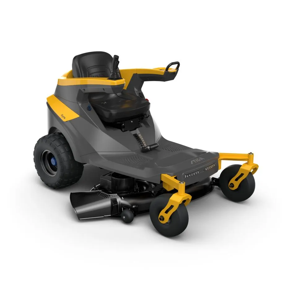 Casa si Gradina - Tractoras de tuns gazon STIGA GYRO 700e, acumulator Li-Ion 48V, 64Ah, 108 cm