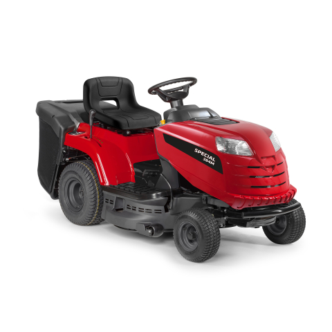 Casa si Gradina - Tractoras de tuns gazon STIGA SPECIAL 384 M, 7.9 CP, benzina, 84 cm, cos 200 L