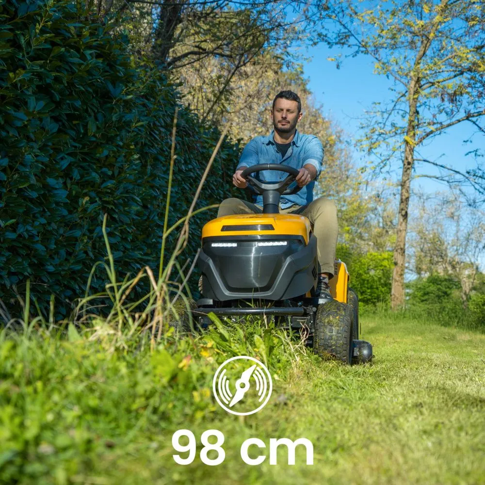 Tractoras de tuns gazon STIGA TORNADO 398e, acumulator Li-Ion 56V, 40Ah, 98 cm, fara cos [5]