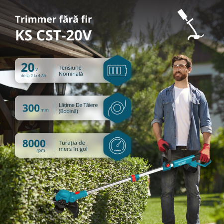 Trimmer cu acumulator KS CST-20V [1]
