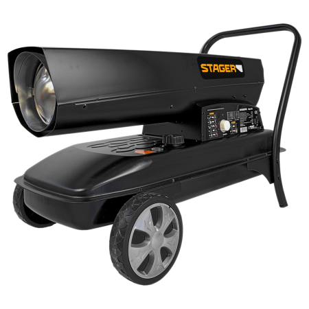 Tun de aer cald pe motorina, ardere directa, Stager PLUS-K180, 51 kW, 230V, 1060 mc [3]