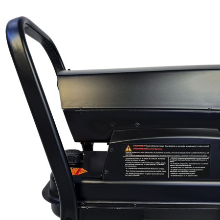 Tun de aer cald pe motorina, ardere directa, Stager PLUS-K80W, 20 kW, 230V, 400 mc [6]