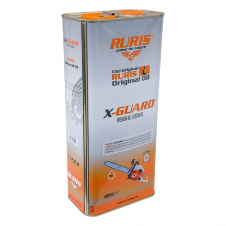 Combustibili, Uleiuri si Lubrifianti - Ulei ungere lant drujba / motofierastrau Ruris X-Guard, 4 L