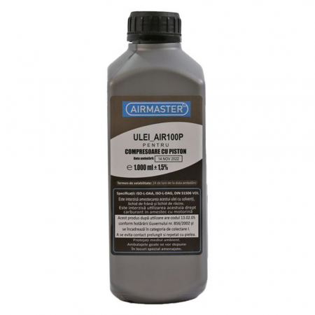 Compresoare - Ulei compresor cu piston Airmaster, 1 L