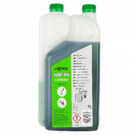 Combustibili, Uleiuri si Lubrifianti - Ulei amestec motor 2 timpi Axenol HAX-OIL, Verde, 1 L