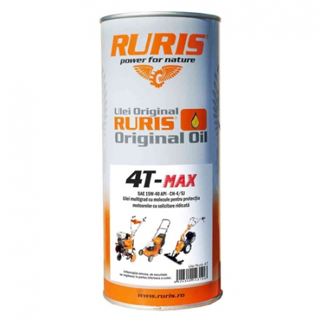 Ulei motor 4 timpi Ruris 4T-Max 15W-40