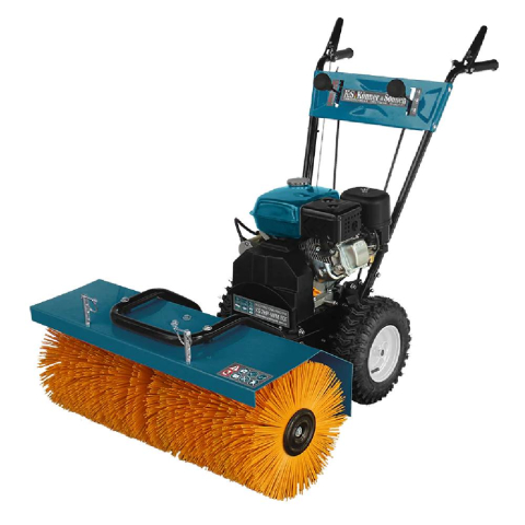 Masini de maturat - Utilaj multifunctional de curatare cu perie rotativa Konner & Sohnen KS 7HP-MFM 80E, 5.5 CP, benzina, 5+2 viteze, latime de lucru 80 cm, pornire electrica