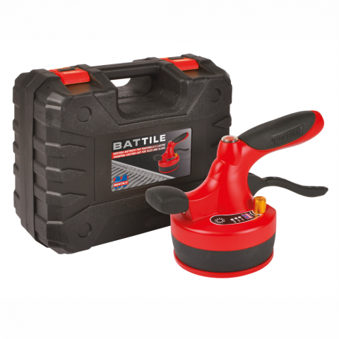 Plăci extra mari - Ventuza electrica vibranta cu acumulator Montolit BATTILE, Li-Ion, 8.4V, 2.5Ah