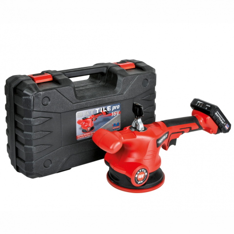 Plăci extra mari - Ventuza electrica vibranta cu acumulator Montolit BATTILE PRO, Li-Ion, 16V, 2Ah