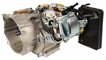 Motor benzina Yihu YH170FE, 7.5 CP, 208 cmc, ax conic, pornire electrica [1]