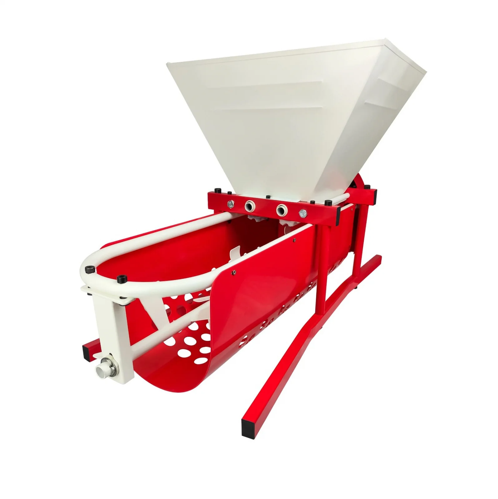 Vinificatie & Distilare - Zdrobitor de struguri cu desciorchinator, manual, TEHNO MS DG07, 300 kg/h