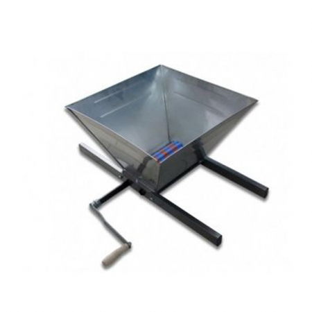 Zdrobitoare de struguri - Zdrobitor manual de struguri IPEE ZMS-01, 650 kg/h, cuva inox 25 litri