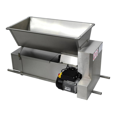 Vinificatie & Distilare - Zdrobitor-desciorchinator electric ENO 15 INOX, 750 W, 1600-1800 kg/h, integral inox