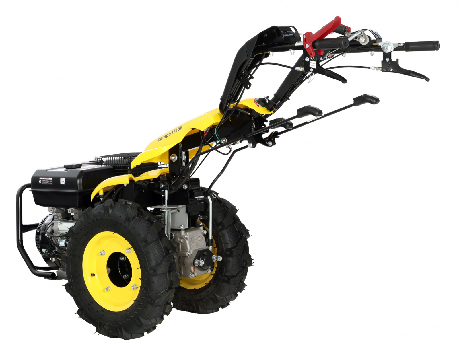 цп порно фото 14 PACHET Motocultivator ProGARDEN Campo U16E, 14 CP, benzina, pornire  electrica, 3+2 viteze, reductor + Freza tractata BT-X90N 90 cm + Bara  cosire BT-BC12 120 cm