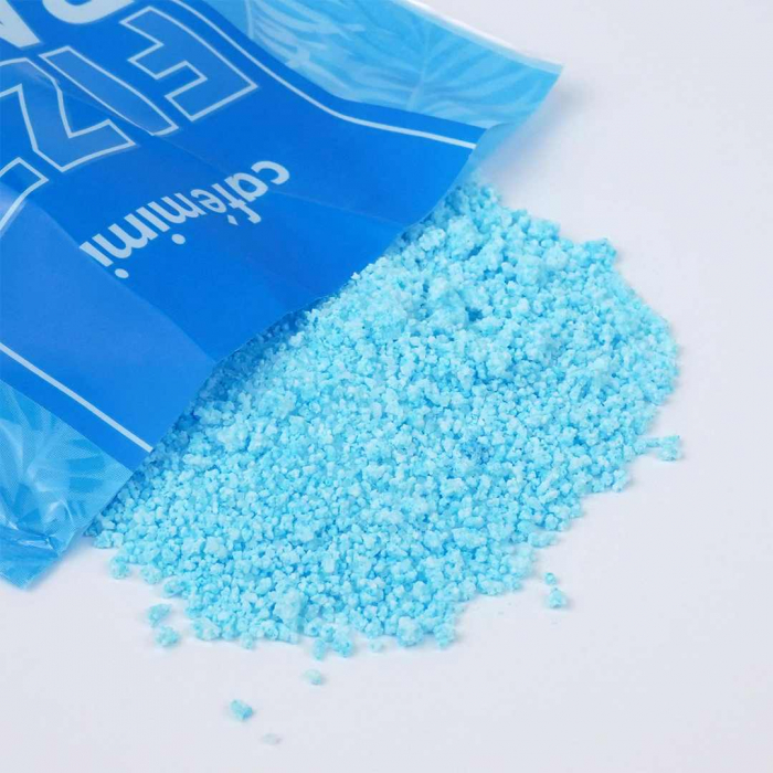 Sare de baie efervescenta Cafe Mimi Fizz Bath Salt Detox Blue Clay cu extracte naturale de Fructul Pasiunii si Argila Albastra 100gr [2]