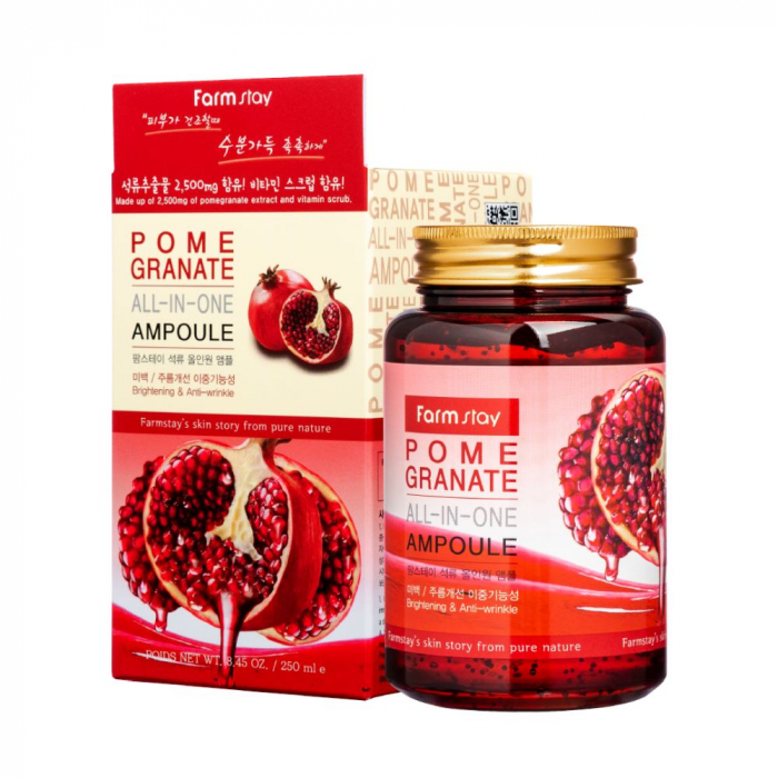 Ser Concentrat pentru Fata Antirid Hidratant Farmstay Pomegranate All-In-One Ampoule 250ml [2]
