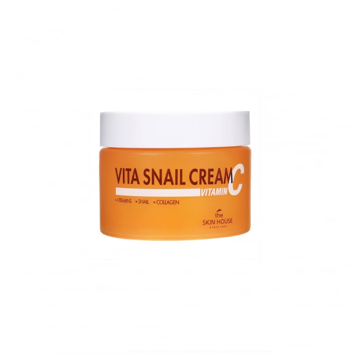 Set Antirid pentru Uniformizare Culoare in 3 Pasi The Skin House Vita Snail Vitamin C Gel-Spuma Curatare, Toner-Ser si Crema de Fata [4]