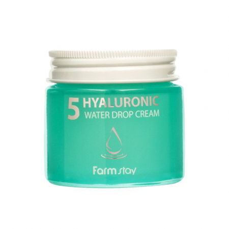 Crema-Balsam pentru Fata Hidratanta cu Efect Antirid Farmstay Hyaluronic 5 Water Drop Cream 80ml
