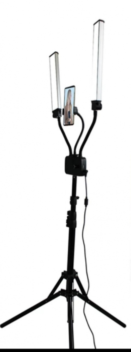 Lampa Cosmetica LED - 2 Brate Cu Trepied [2]