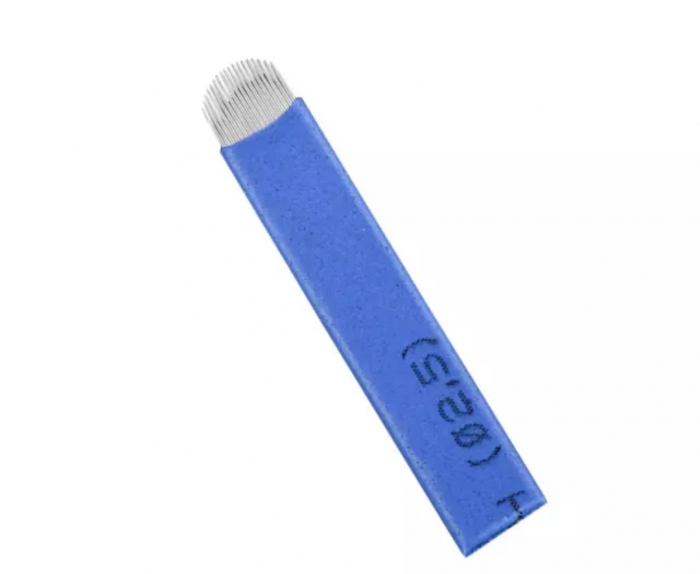 Lame Microblading Blue Flex 0,16mm U-style albastru [1]