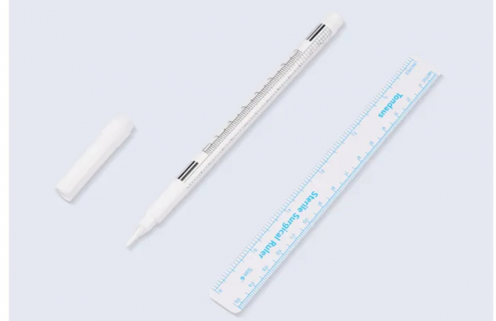 Marker cosmetic - Doua capete + rigla [2]