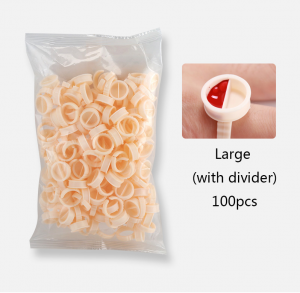 Accesorii echipamente tatuat - Cupe cerneală tatuaj cu inel - silicon