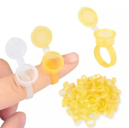 Accesorii echipamente tatuat - Inele cu capac pentru pigment