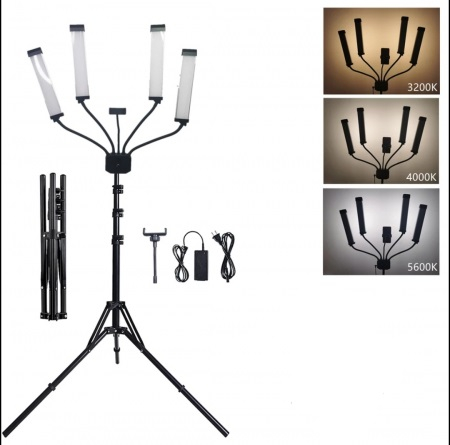 Lampi cosmetice - Lampă Cosmetică LED - 4 brațe - CS-SY-008
