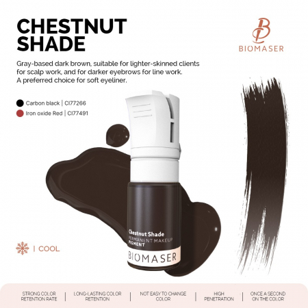 Pigmenti - PIGMENT BIOMASER - Ink Brown - Chesnut Shade