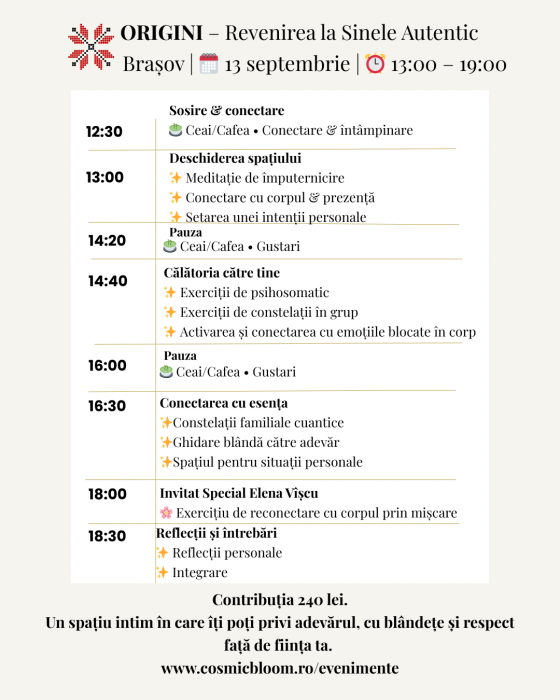 Atelier Origini Revenirea la Sinele autentic [3]