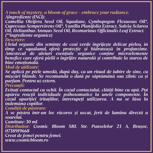 Mystic Bloom - Ulei de Corp Natural, Hidratant și Parfumat, natural 100% cu uleiuri organice [4]