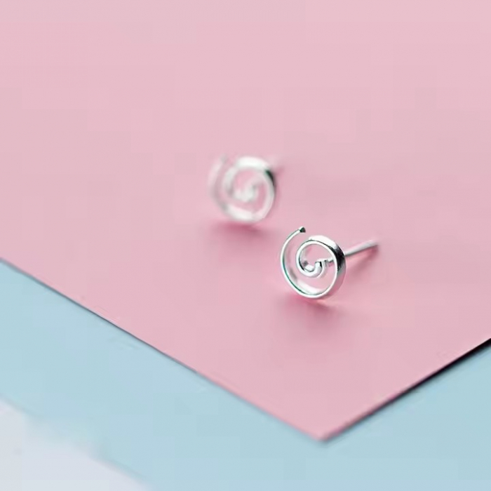 Set de Cercei din Argint „Pisica și Spirala” – Simbol al Dualității Feminine [5]