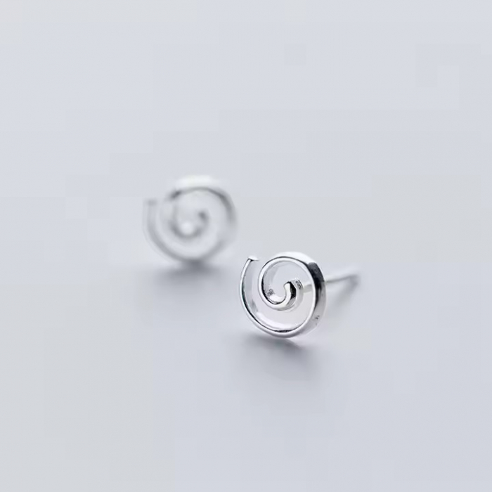Set de Cercei din Argint „Pisica și Spirala” – Simbol al Dualității Feminine [4]