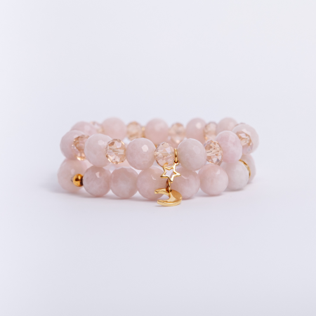 Collaboration Bloom - Artisti - Lunar Charm – Set brățări de protecție cu simboluri cosmice