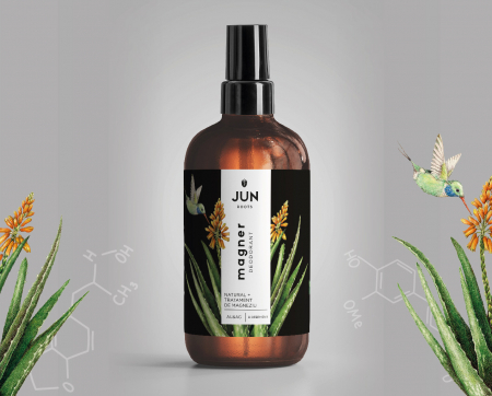 Cosmetice cu ingrediente 100% naturale - Deodorant 100% Natural cu Magneziu, Lavandă Organică și Ioni de Aur – Terapie și Îngrijire Completa