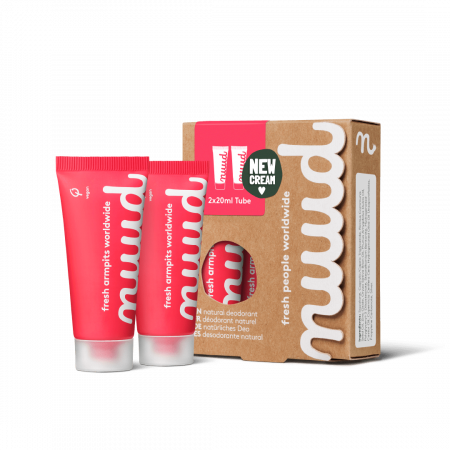 Deodorant pentru corp - Deodorant NUUD 100% vegan 2x20 ml Pachetul Inteligent!