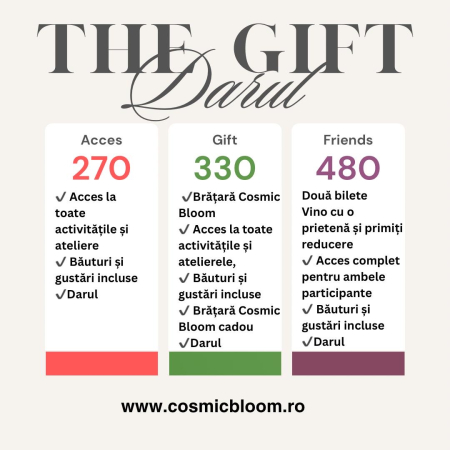 Eveniment - The Gift - 16 Noiembrie - Cosmic Bloom te invita [2]