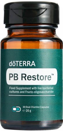 Uleiuri esentiale - PB Restore™ Supliment alimentar cu culturi de bacterii vii și fructooligozaharidă doTerra