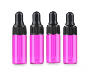Uleiuri esentiale - Set 4 sticle colorate de 5 ml cu pipeta