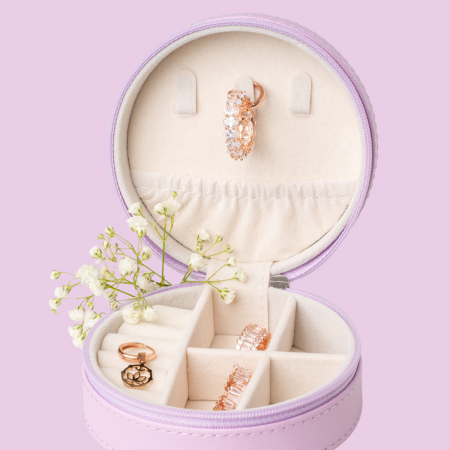 Set Bijuterii Multifuncțional Cosmic Bloom – Eleganță și Stil în Roz Prafuit [2]