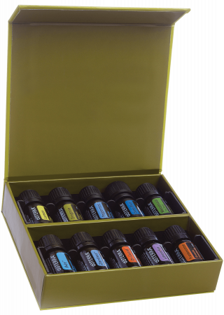Kit uleiuri esentiale - Set uleiuri esentiale (10x5 ml) doTERRA Family Essentials - Kit perfect pentru un cadou!