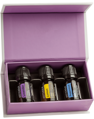 Kit uleiuri esentiale - Set uleiuri esentiale (3x5 ml) doTERRA - Intro Kit doterra