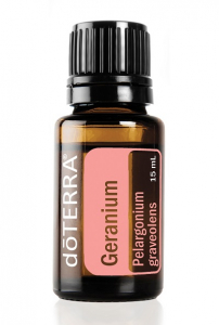 Uleiuri esentiale dintr-un singur ingredient - Ulei esential Geranium (Pelargonium graveolens) 15 ml doTERRA - pentru frumusetea pielii si a parului
