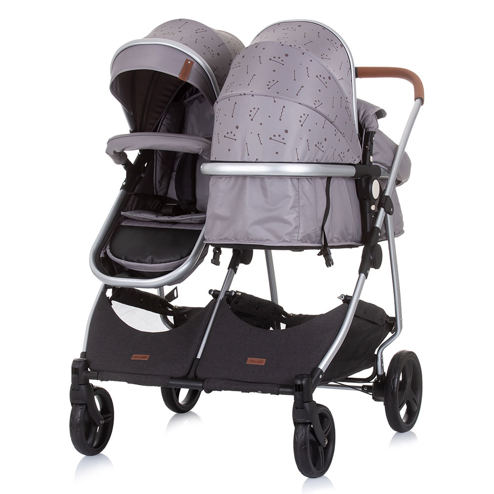 Carucior gemeni Chipolino Duo Smart 3 in 1 graphite [6]