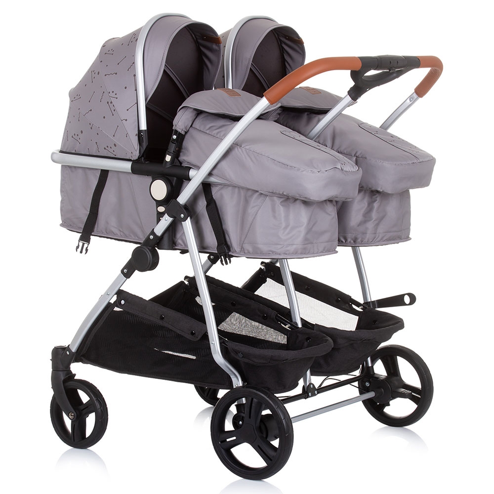 Carucior gemeni Chipolino Duo Smart 3 in 1 graphite [2]