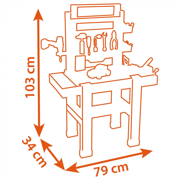 Atelier Smoby Black & Decker Bricolo Center [4]