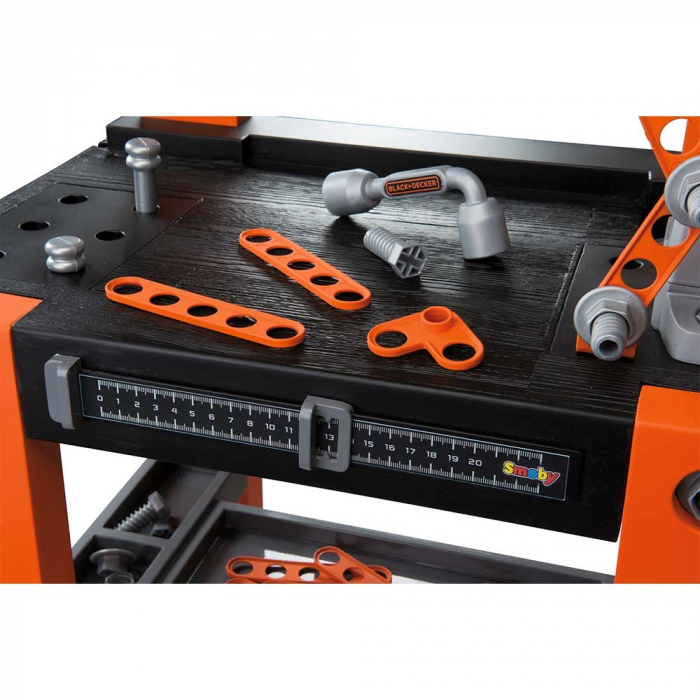 Atelier Smoby Black & Decker Bricolo One cu accesorii [4]