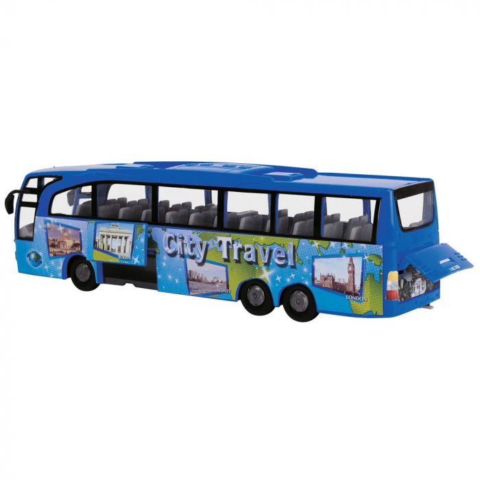 Autobuz Dickie Toys Touring Bus albastru [4]