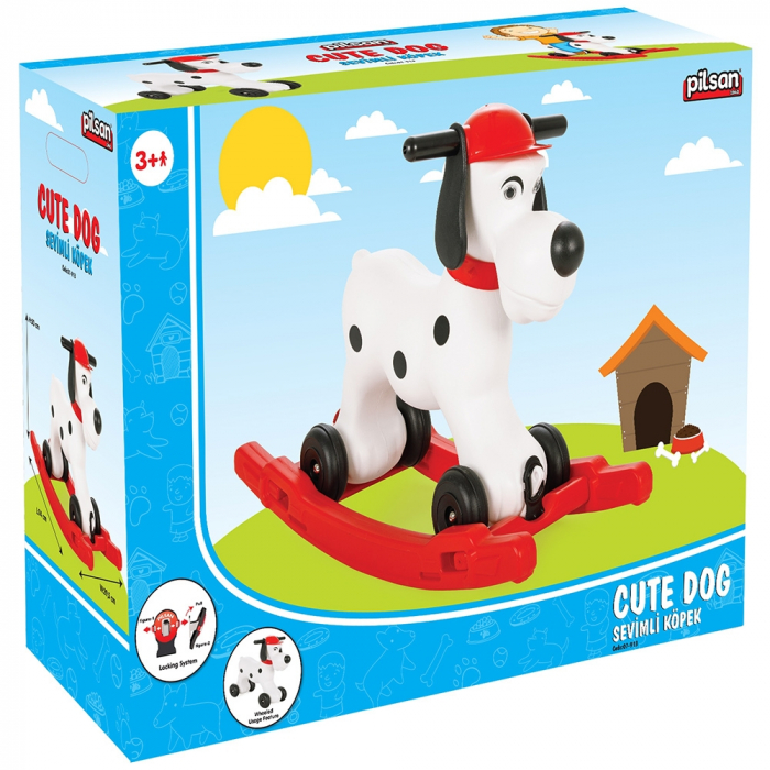Balansoar pentru copii Pilsan Cute Dog white [3]