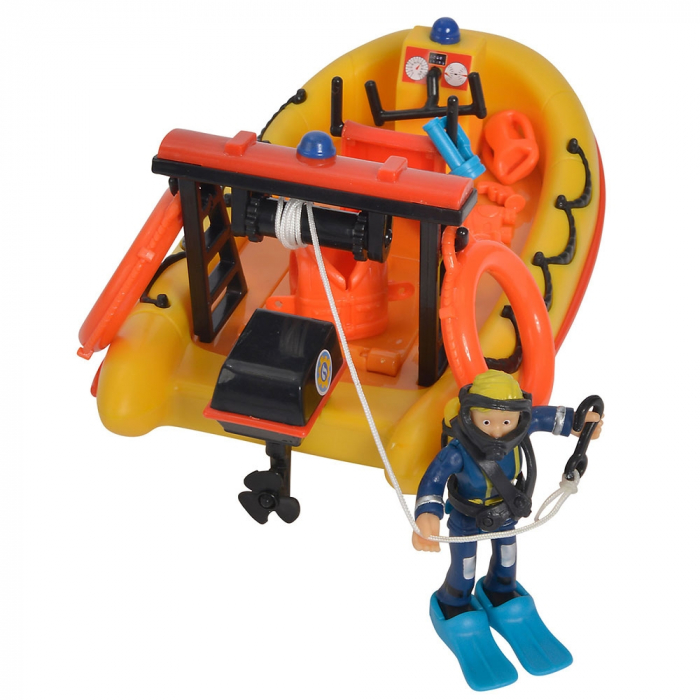 Barca Simba Fireman Sam Neptune cu figurina si accesorii [6]